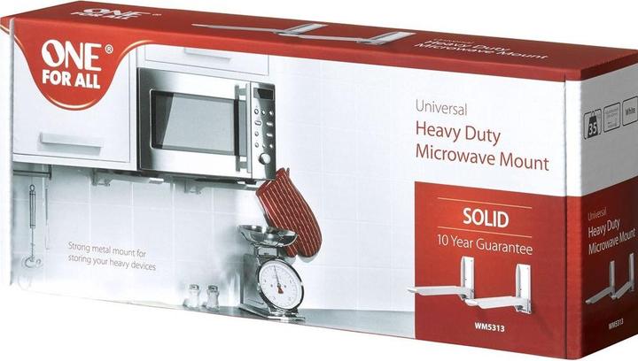 Actual product image One for All Wm Acc Solid Uni Storage Shelf Microwave Global