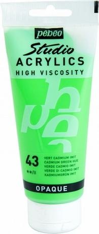 Actual product image Pebeo Studio Acrylics Fine Acrylic (Cadmium green imitation, 100 ml)