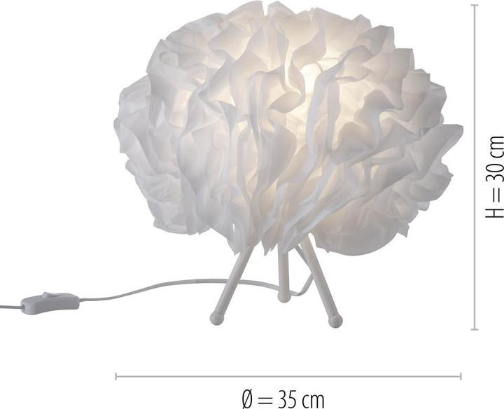 Produktbild Just Light LED Tischleuchte LOLAsmart - NAOMI Smarthome fähig, dimmbar, App (810 lm, E27)
