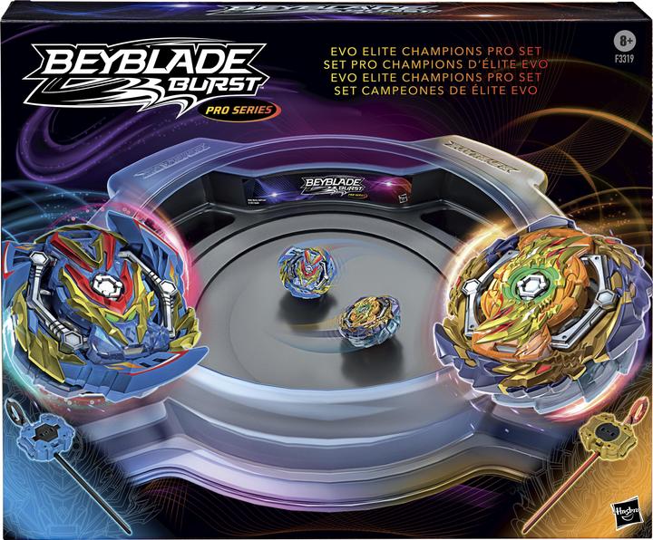 Actual product image Hasbro Beyblade Evo Elite Champions Pro Set (Multilingual)
