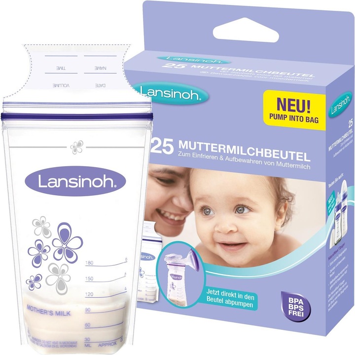 Produktbild Lansinoh Muttermilchbeutel