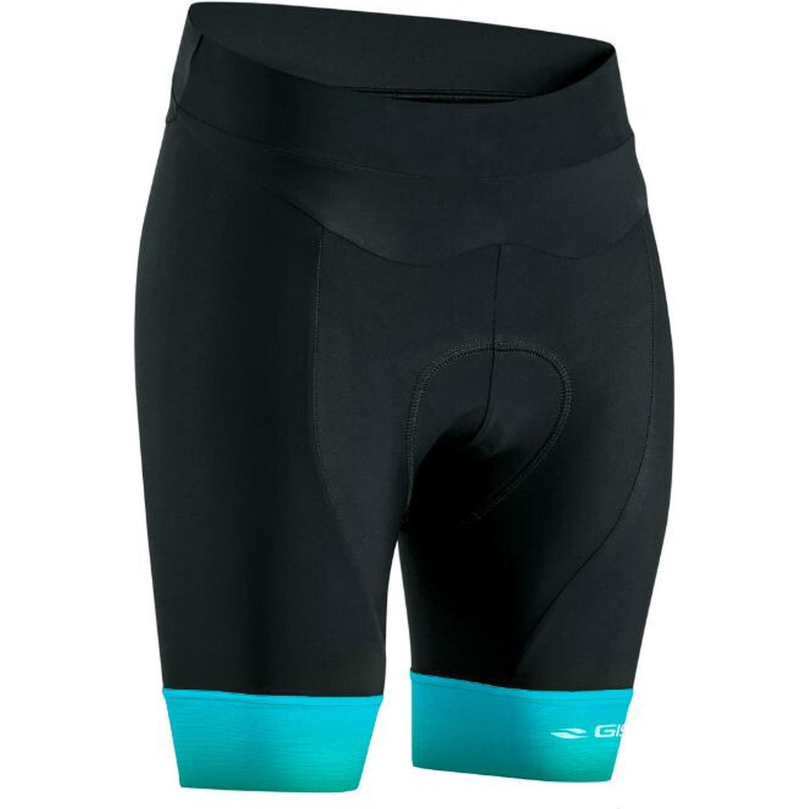 Gist, Damen, Velohosen, Kurze trägerlose Radlerhose Frau (S), Grün, Schwarz, S