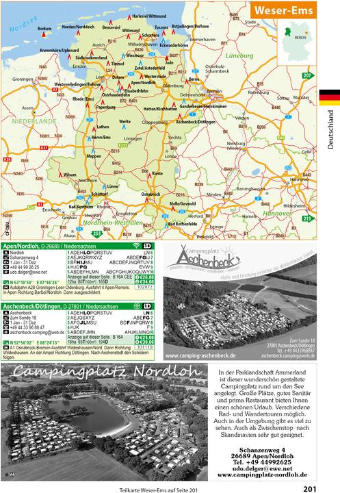 Immagine prodotto ACSI Campingführer Deutschland 2025 (Tedesco, 2024)