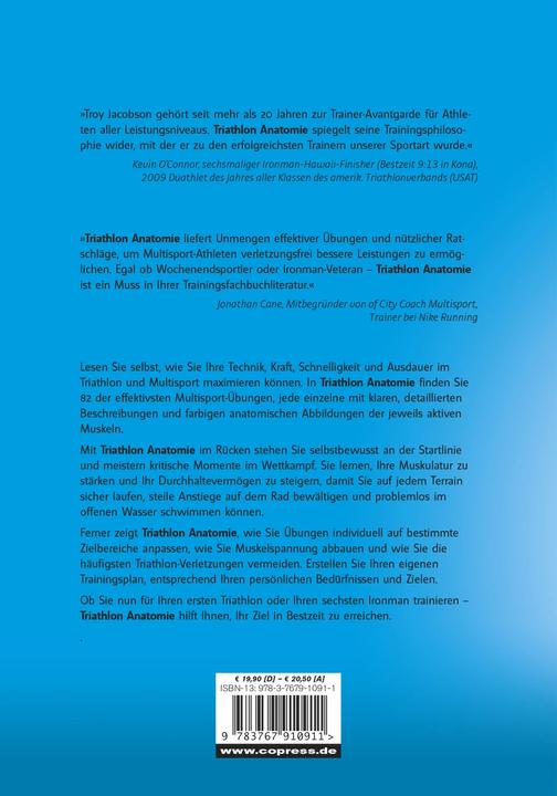 Produktbild Triathlon Anatomie (Deutsch, Troy Jacobson, 2013)