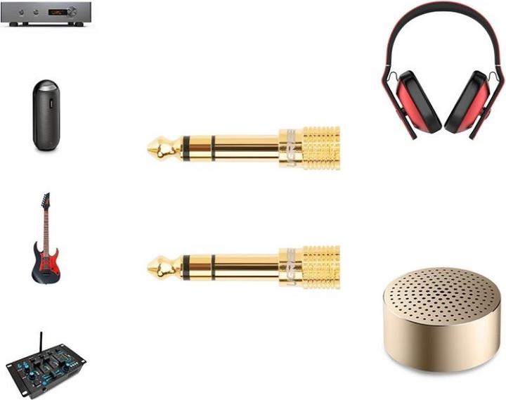Actual product image Ugreen 6.35 mm jack plug to 3.5 mm jack socket (Jack adapter)