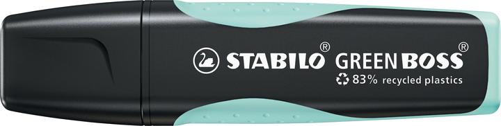 Image du produit STABILO Surligneur écologique - GREEN BOSS Pastel - Pack de 10 - turquoise tendre (10 x)