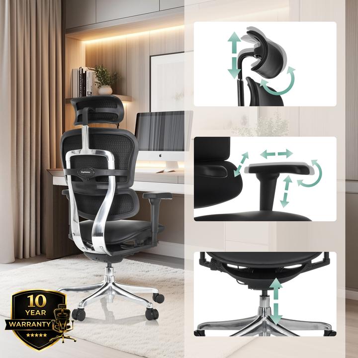 Actual product image Hjh Office Ergohuman Ultra L Gen2 (46 - 58 cm)