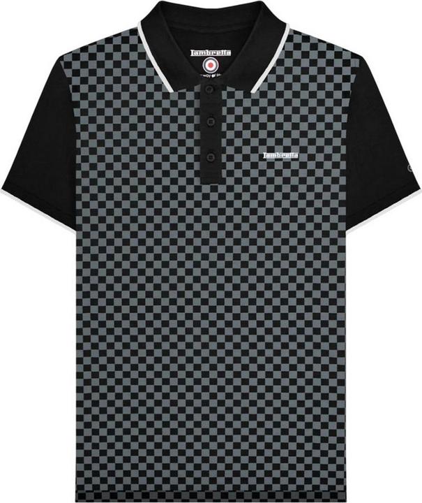 Actual product image Lambretta Mens Two Tone Big & Tall Polo Shirt (XXL)