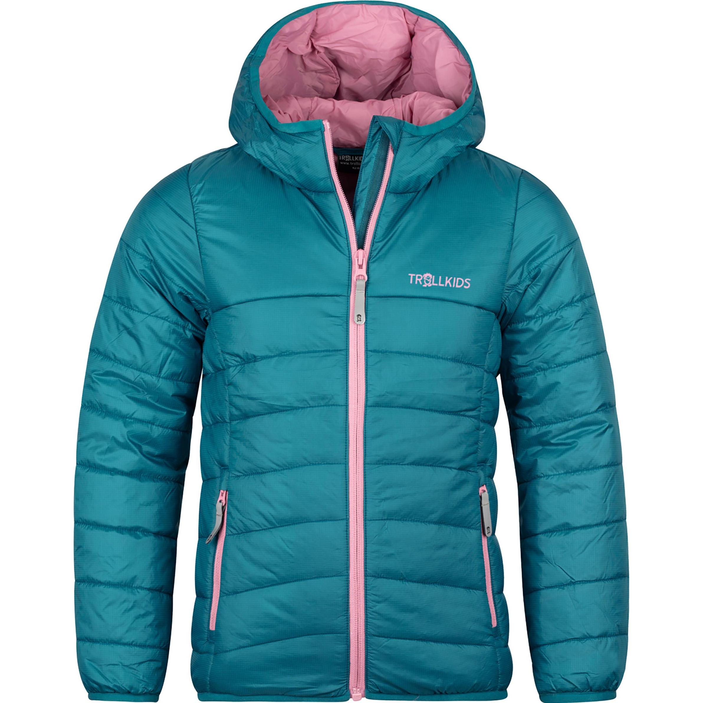 Trollkids, Unisex, Jacke, Girl's Eikefjord Jacket (176), Türkis, 176