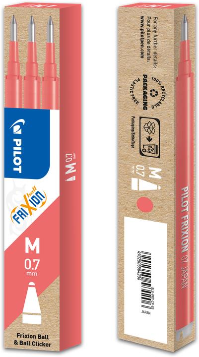 Actual product image Pilot FriXion Refill (3 Piece, Pink, 0.35 mm)