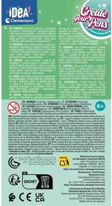 Actual product image Clementoni Idea - Mini Lab Penne Butterfly