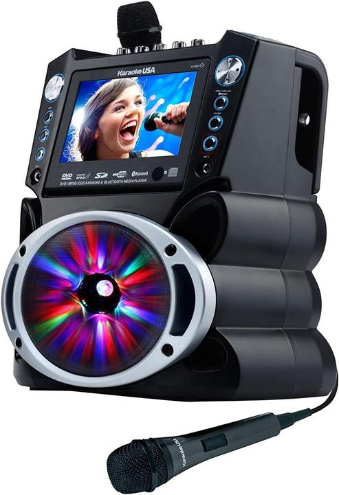 Productafbeelding Karaoke USA Karaoke GF843 karaoke system with 2 microphones