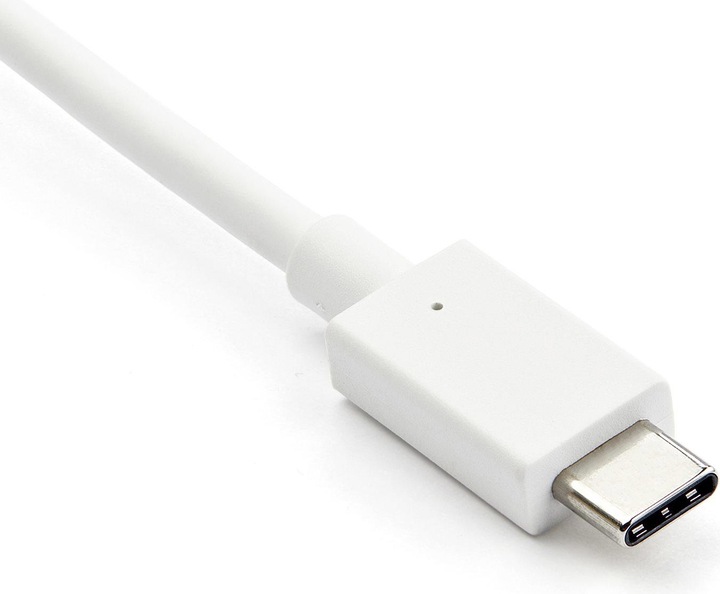 Actual product image StarTech USB-C to HDMI Adapter - USB Type C to HDMI Converter for Computer with USB - 4K 60Hz - White (HDMI, 15 cm)