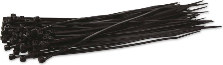 Actual product image KSS Range of cable ties polyamide 6.6, black, 203x3.6, UV-resistant, 100 pcs. (Plastic cable ties, 203 mm, 100 pcs.)
