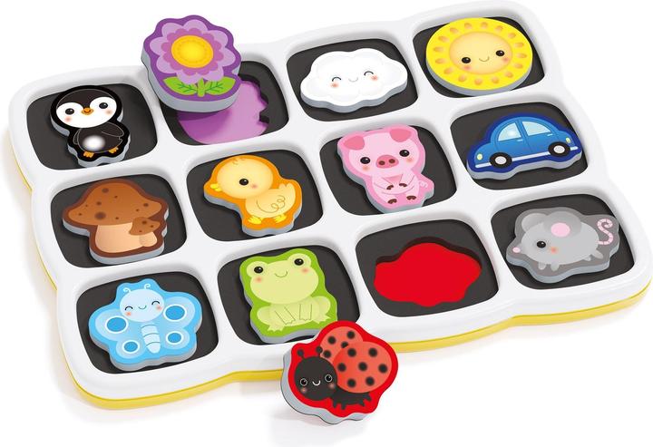 Productafbeelding Quercetti Slimme magneet puzzel (12 onderdelen)