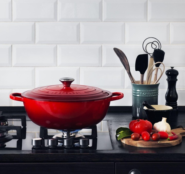 Produktbild Le Creuset Topf La Marmite (26 cm, Bräter + Schmortopf, Kochtopf, Gusseisen, Emaille)