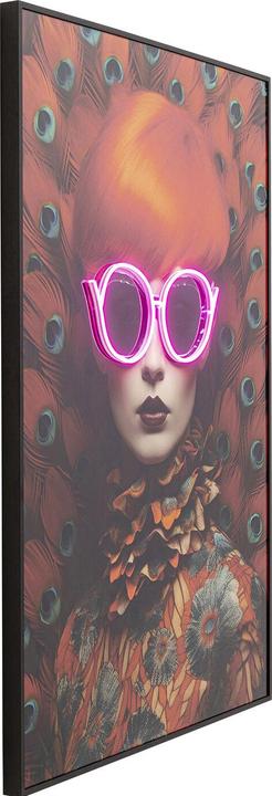 Image du produit Kare Design Image Fancy Red Lady LED 120x80cm (120 x 80 cm)