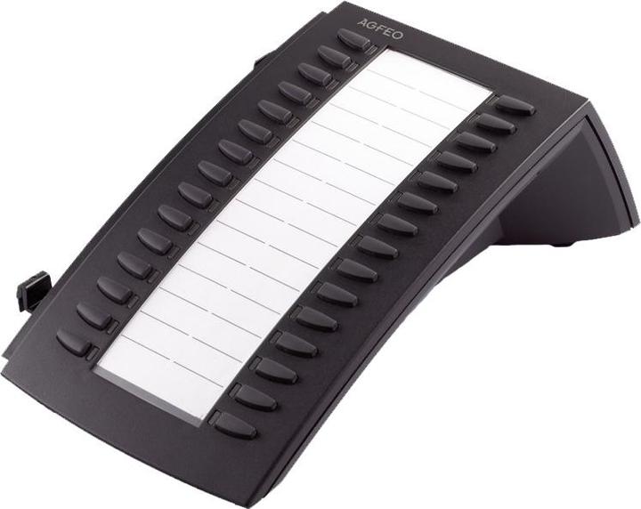 Produktbild Agfeo STE 40 schwarz Die Tastenfeld-Erweiterung f. das Systemtelefon ST 31/ST 40/ST 42/ST 45 Steckernet...