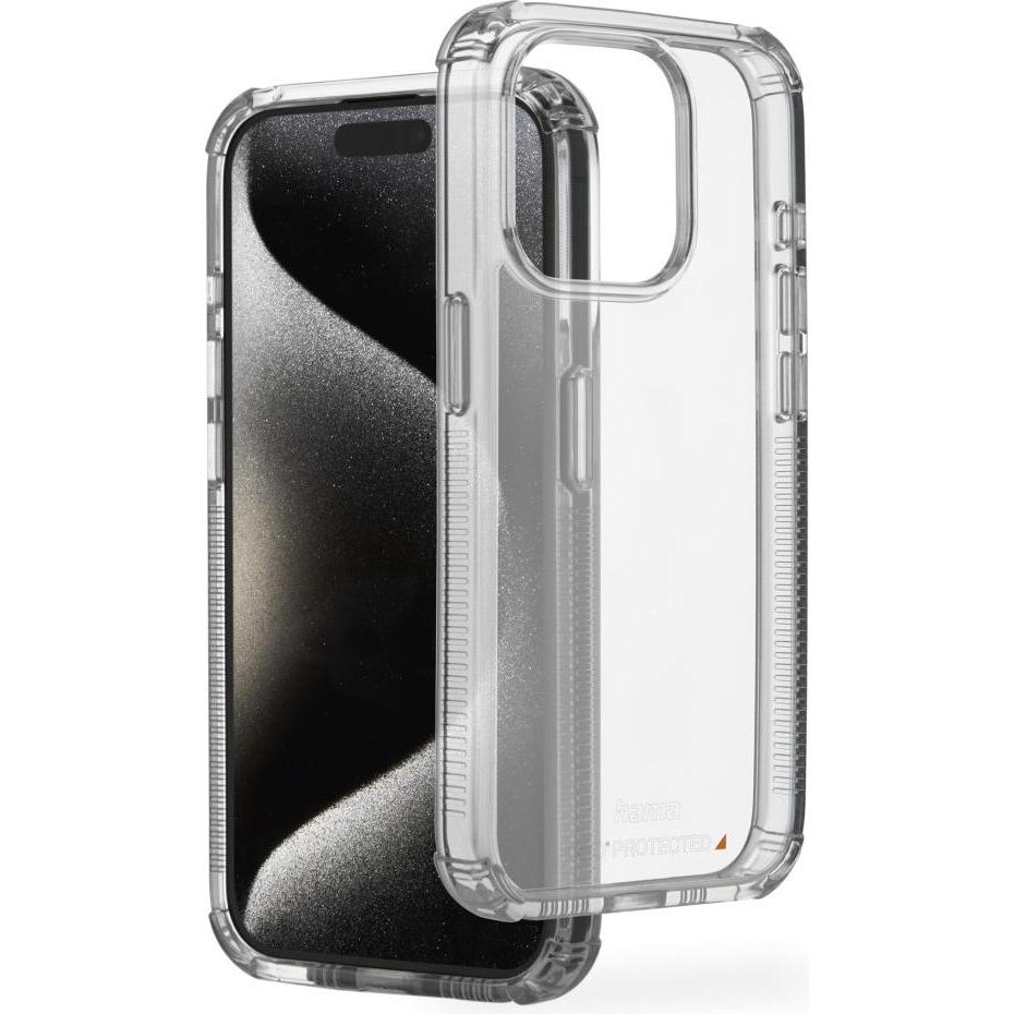 Thumbnail - Hama Handytasche Extreme Protect Apple iPhone 15 P (Apple iPhone 15 Pro), Smartphone Hülle, Transparent