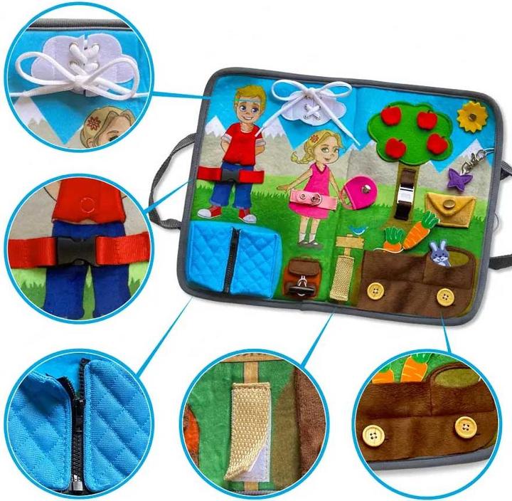 Produktbild Activity Board Stoffbuch baby, Weiches Buch, Kinderbuch- Bauernhof