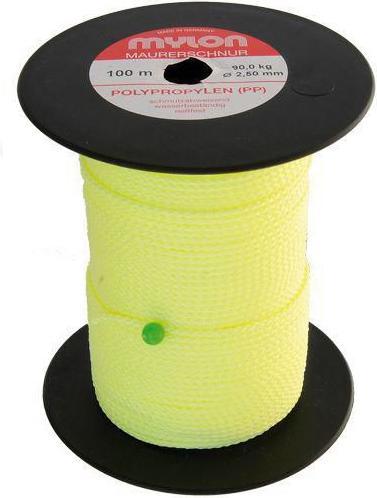 Actual product image BRW Route marking cord, fluorescent (50 m)