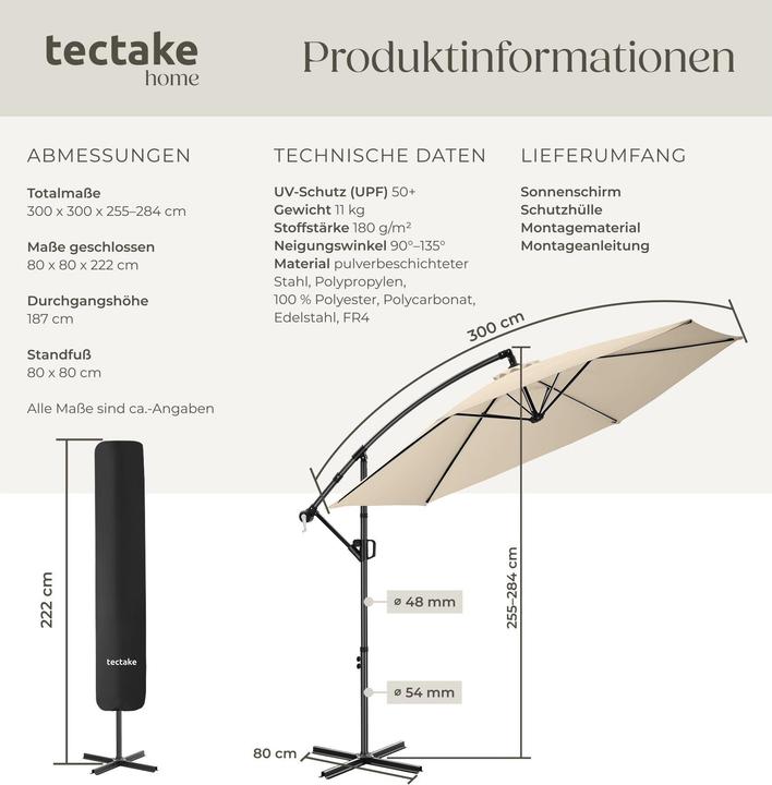 Produktbild tectake Artemis (3 m)
