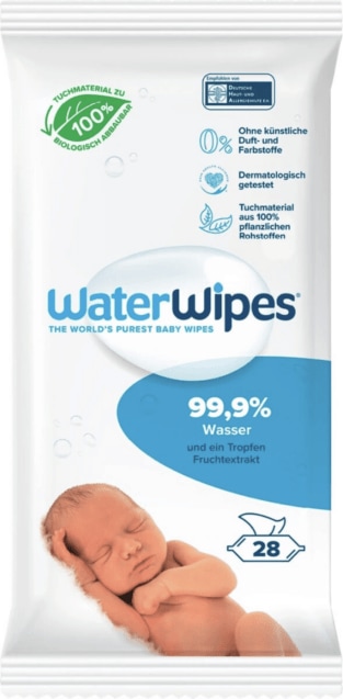 WaterWipes Feuchttücher (28 Stück)