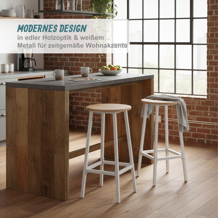 Actual product image Relaxdays 2x barstools