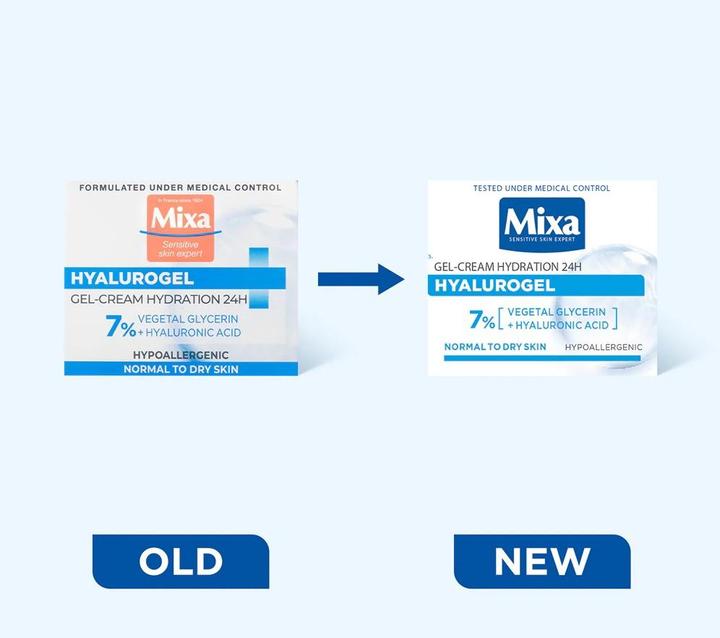 Produktbild Mixa Hyalurogel Light (50 ml, Tagescreme)