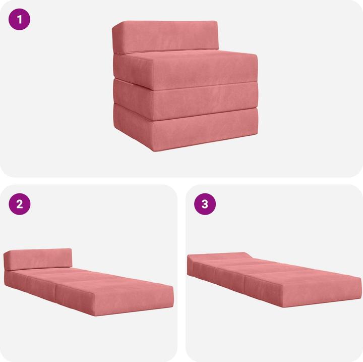 Produktbild vidaXL Klappsofa Bett