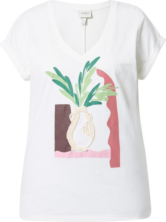Produktbild Ulla Popken T-Shirt, Vase, V-Ausschnitt, Halbarm (58)