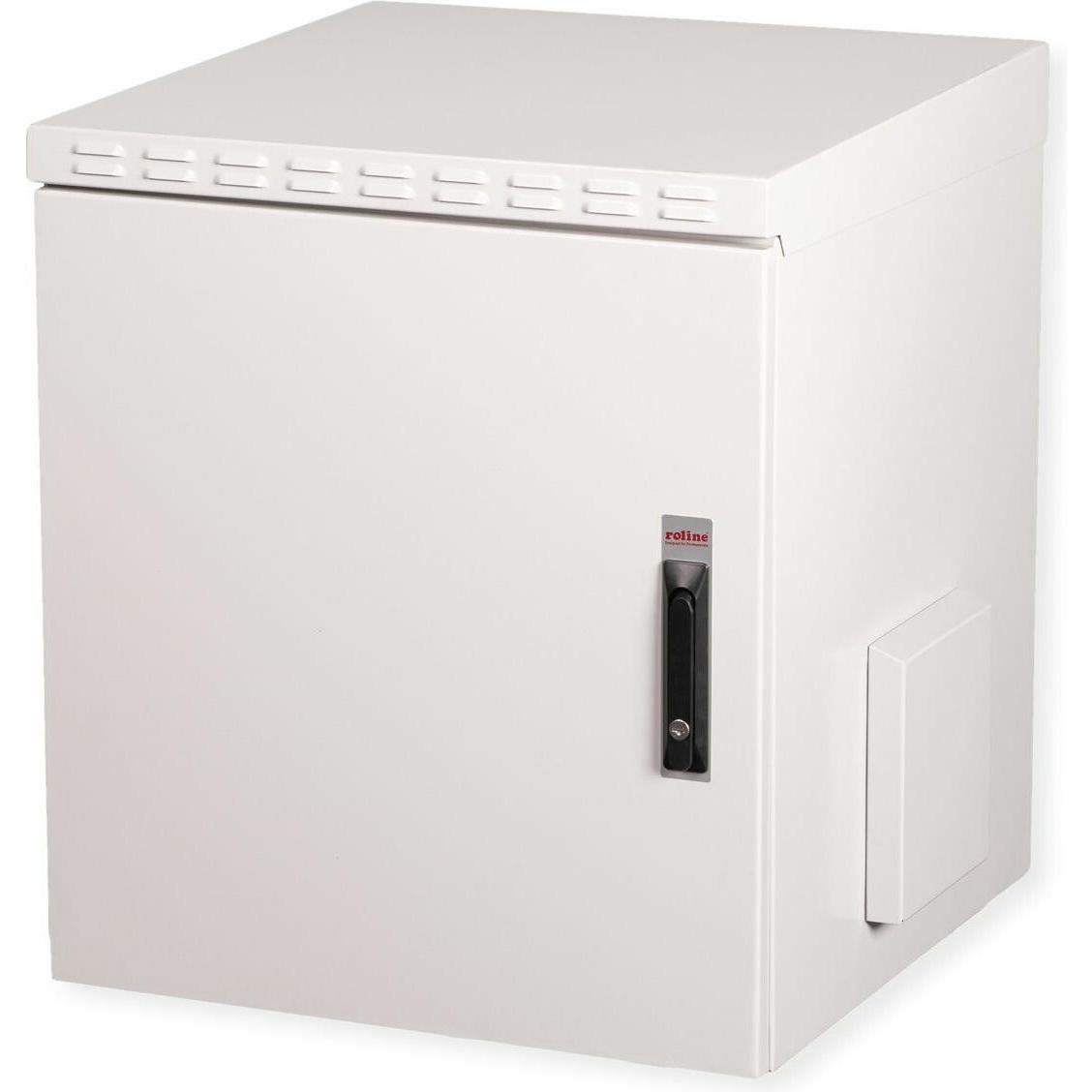 Roline 19-Zoll Wandgehäuse Pro 12 HE (12 HE, 19 Zoll Rack), Serverschrank, Grau