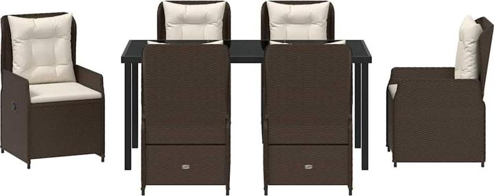 Produktbild vidaXL Garten Essgruppe (80 x 160 x 73 cm)