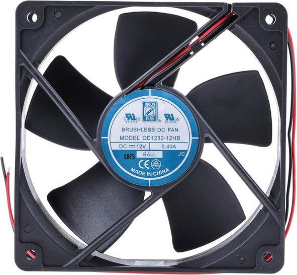 Produktbild RS PRO DC-Lüfter 12VDC 120x120x32mm 7,2W (120 mm)