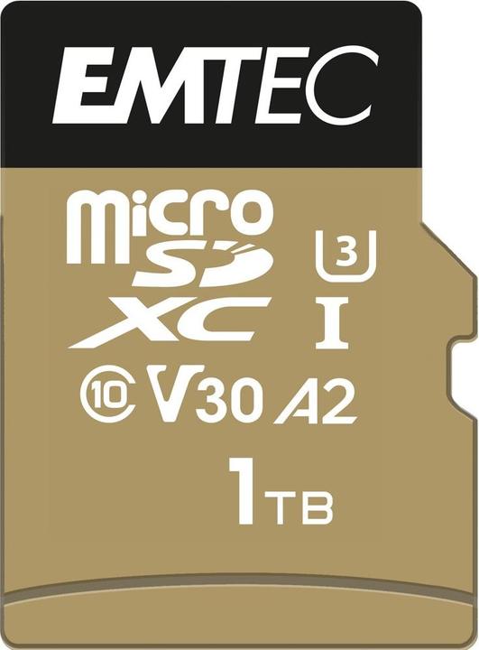 Emtec mSD 1TB UHS-I U3 V30 A2 SpeedIN (1000 GB, microSDXC, U3, UHS-I)