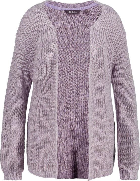 Image du produit Ulla Popken Cardigan, effet métallisé, oversize, maille côtelée (46, 48)