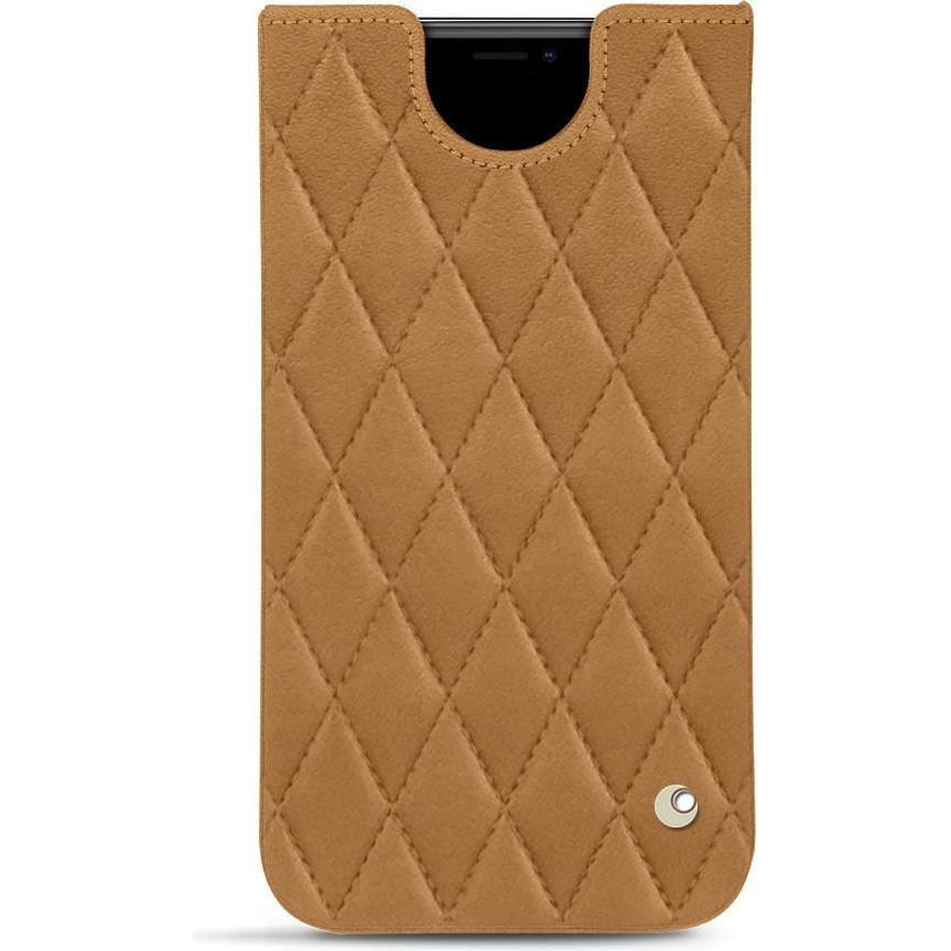 Noreve Lederschutzhülle (Apple iPhone 11 Pro), Smartphone Hülle, Braun