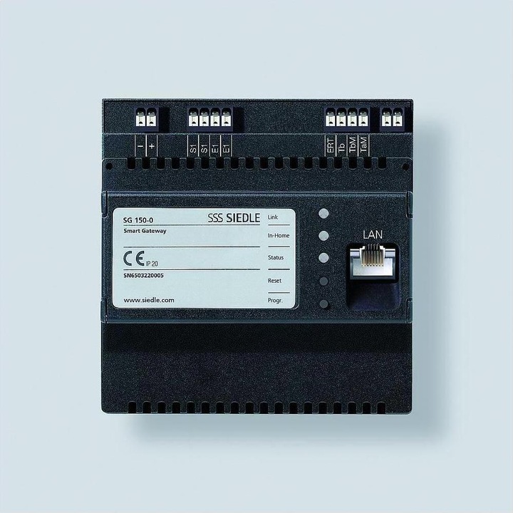 Actual product image Siedle SG 150-0 Smart Gateway Interface between In-Home bus and IP network.