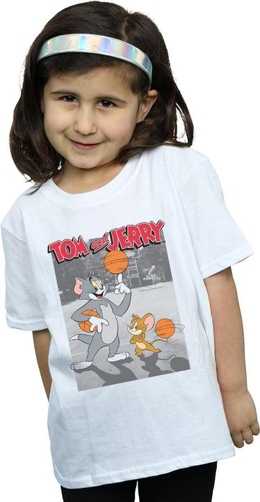 Immagine prodotto Tom & Jerry Basketball Buddies Maglietta Ragazze (152, 158)