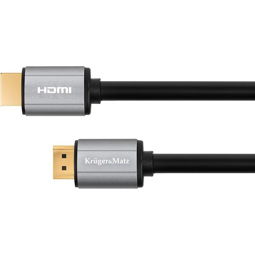 Krüger&Matz HDMI-HDMI-Kabel ist 15 m Kruger & Matz Basic (0.15 m, HDMI), Video Kabel