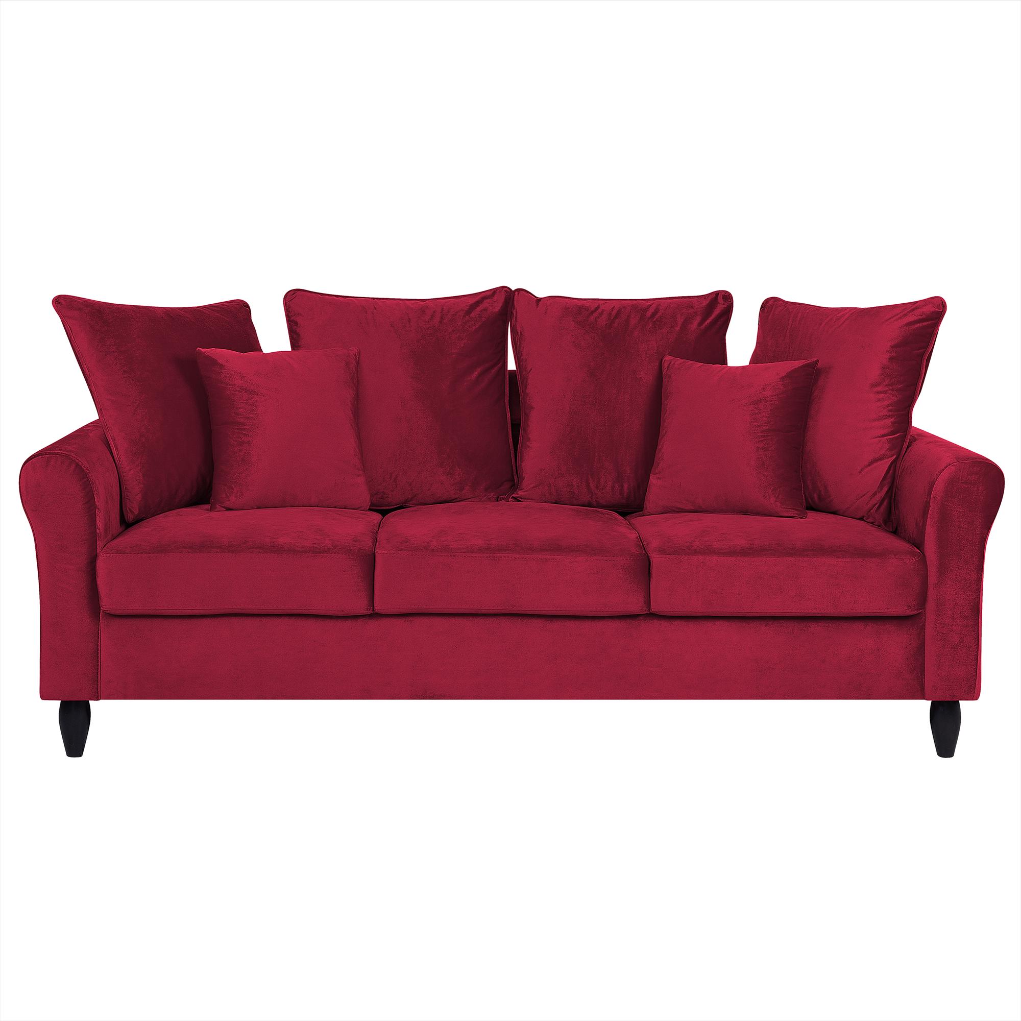 Beliani, Sofa, Bornholm (3-Sitzer)