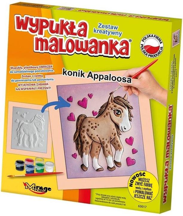 Produktbild Mirage Konvexe Malvorlage eines Appaloosa-Pferdes