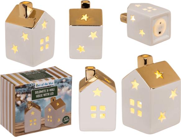 Image du produit Ootb Maison de Noël en Dolomite avec LED