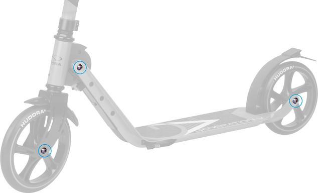 Actual product image Hudora 1 Screw set for BigWheel® Generation V 230
