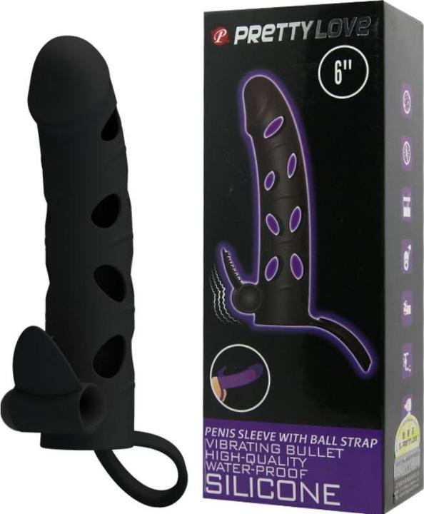Actual product image Pretty Love Funda Silicona Con Vibracion 15.2 cm