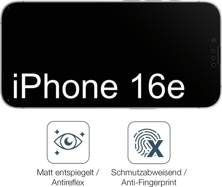 Produktbild Dipos Anti-Shock Displayschutz Matt 9H (1 Stück, Apple iPhone 16e)