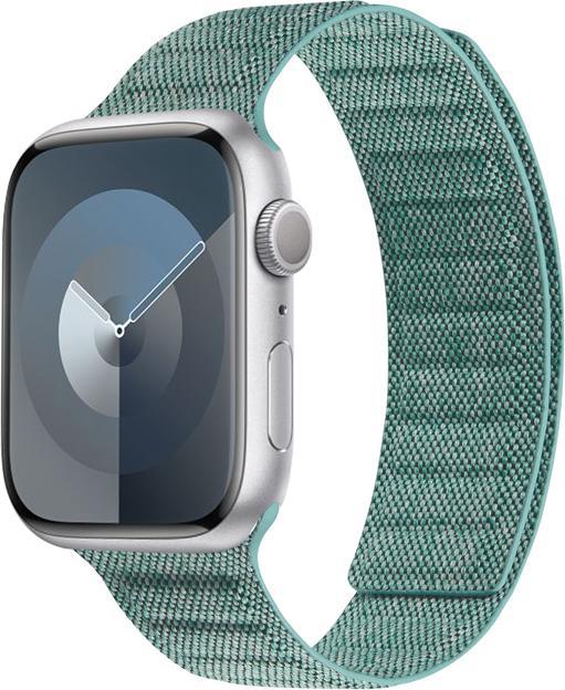 Productafbeelding Crong Melange - Magnetarmband für Apple Watch 42/44/45/49 mm (türkis melanz) (Nylon)