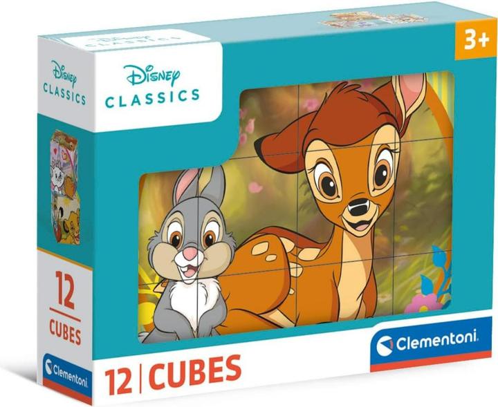 Actual product image Clementoni Disney Classic Puzzle 12 cubes (12 pieces)