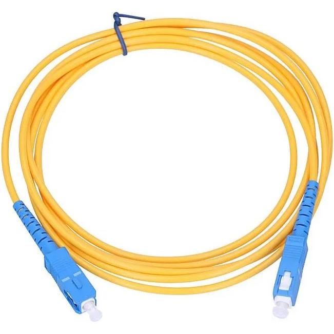 Extralink SC/UPC-SC/UPC Patchcord Jednomodowy, Simplex, G652D, 3mm, 5m (U/FTP, 5 m), Netzwerkkabel