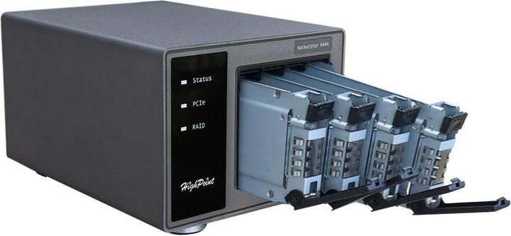 Actual product image HighPoint RocketStor SSD6444 2.5 external enclosure (2.5")